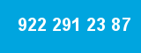 922 291 23 87 922 291 23 87